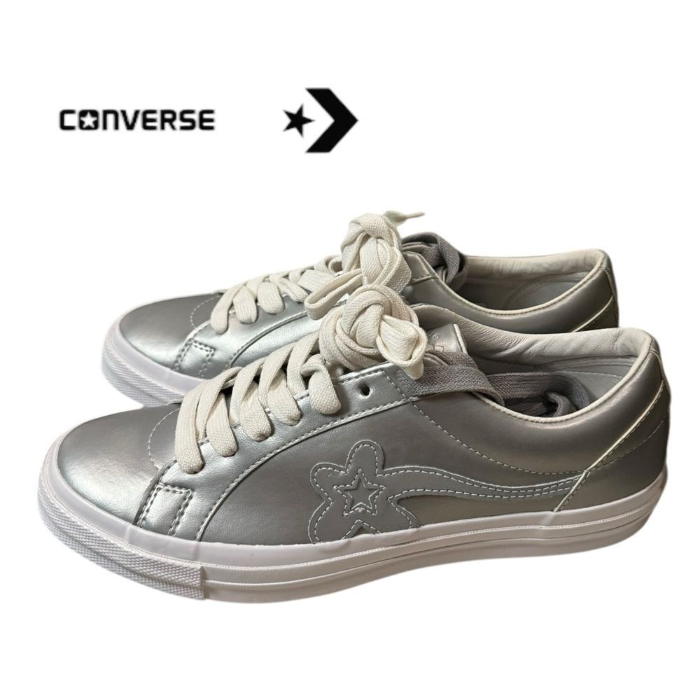NEW Converse Golf Le Fleur x One Star Ox '3M' Unisex Silver Sneakers 9.5  11.5